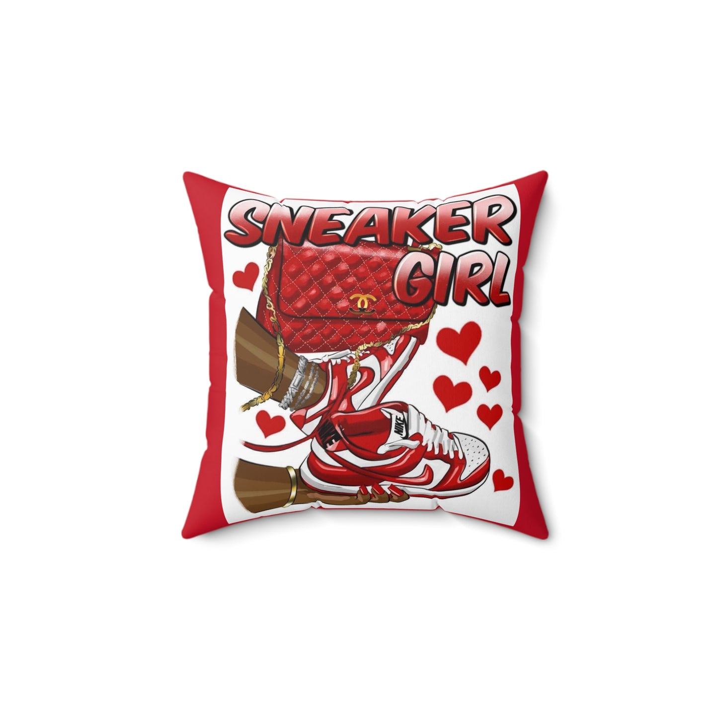 Spun Polyester Square Pillow