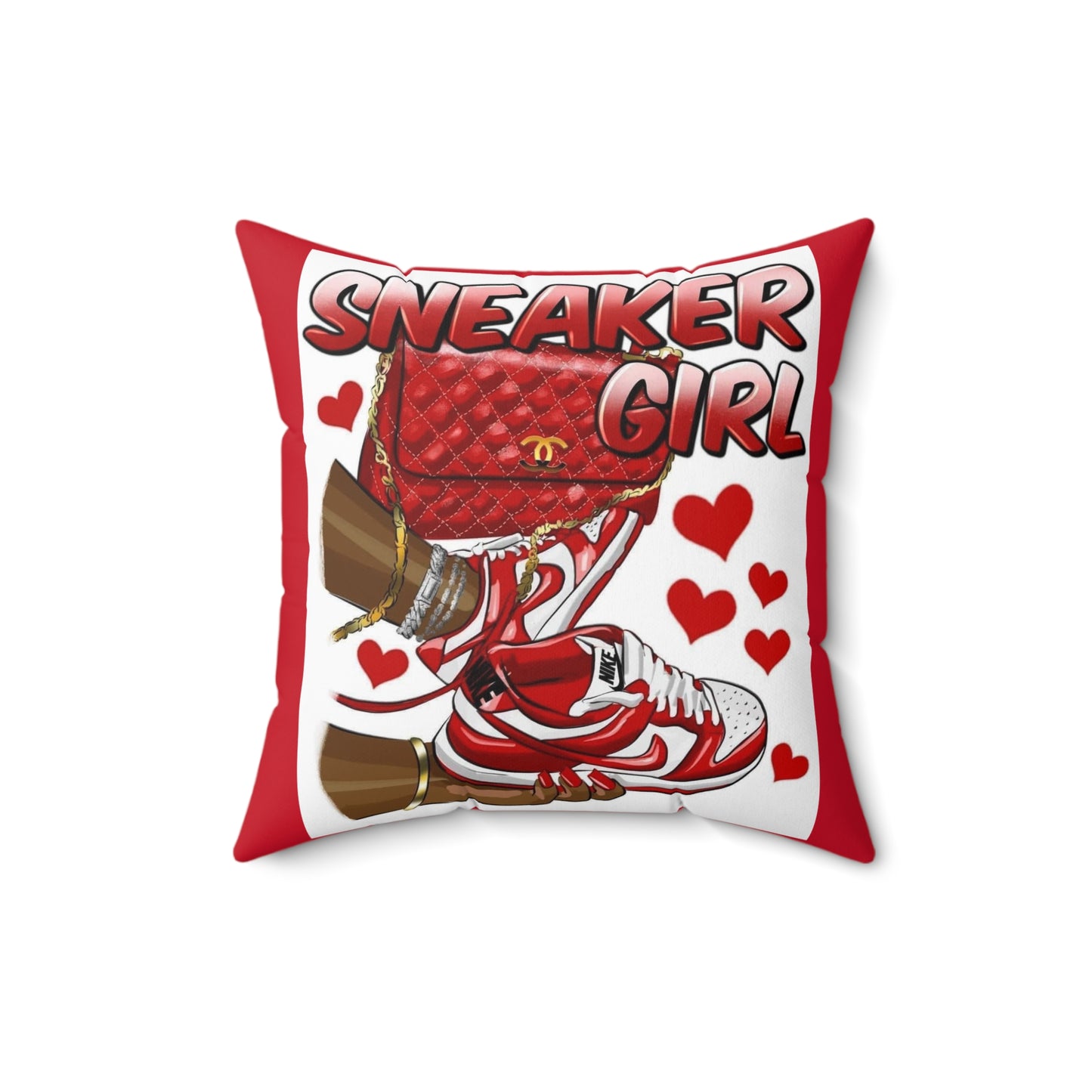 Spun Polyester Square Pillow
