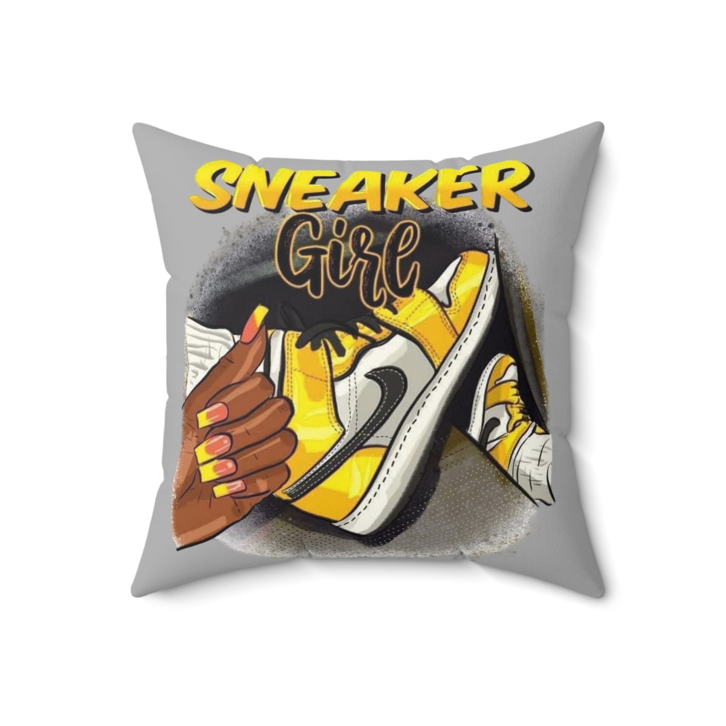 Spun Polyester Square Pillow