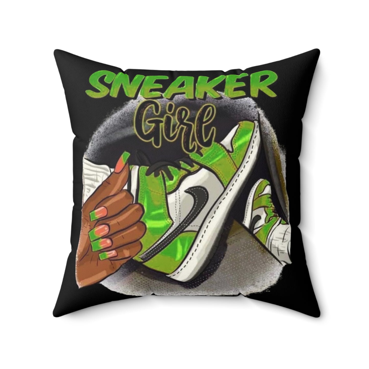 Spun Polyester Square Pillow