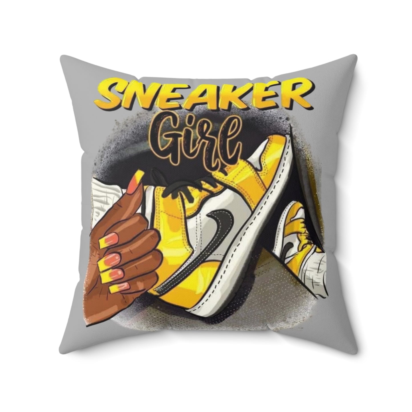 Spun Polyester Square Pillow