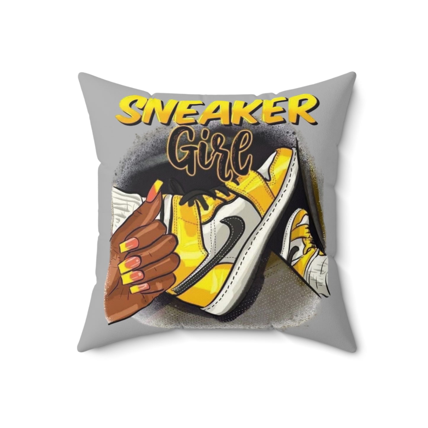 Spun Polyester Square Pillow