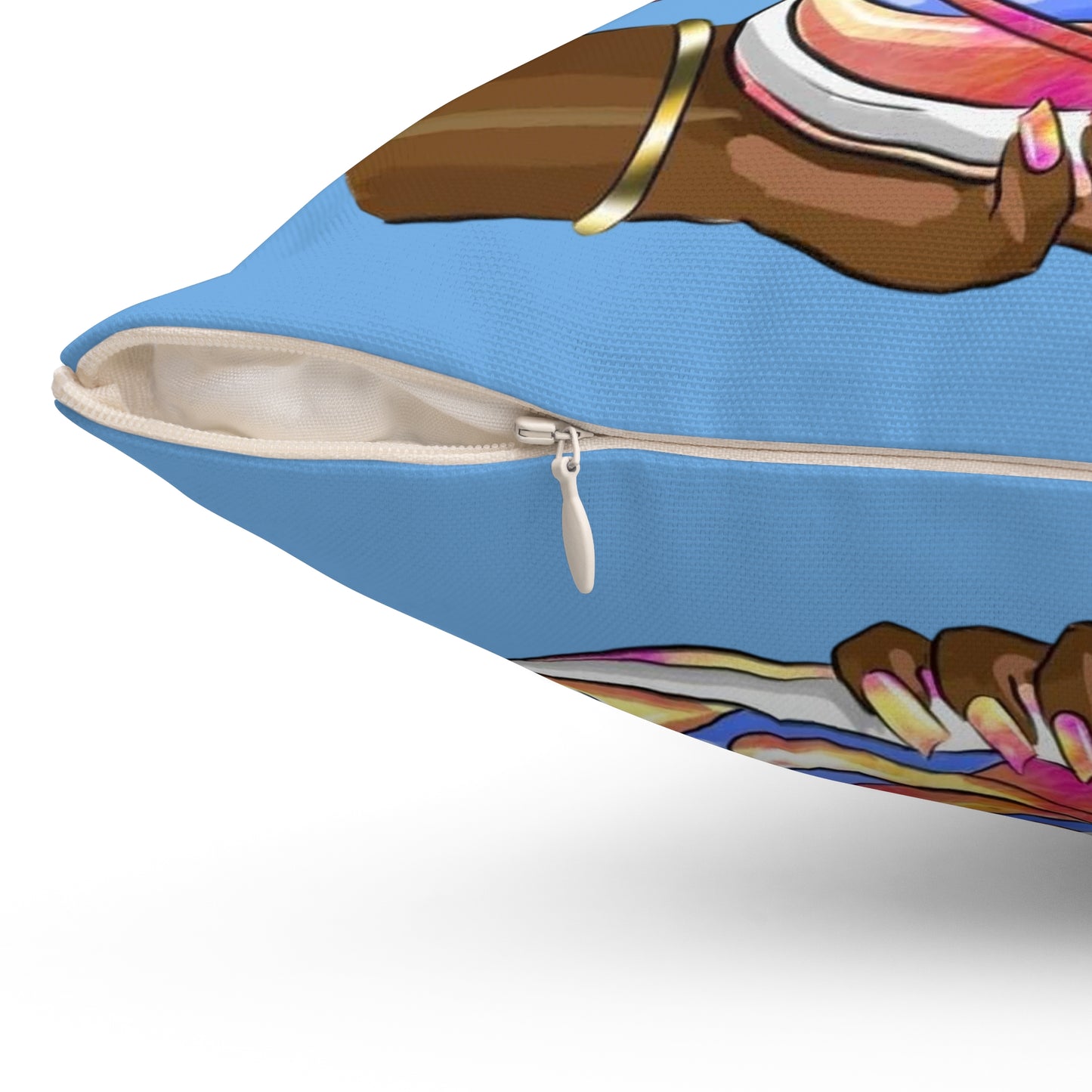 Spun Polyester Square Pillow