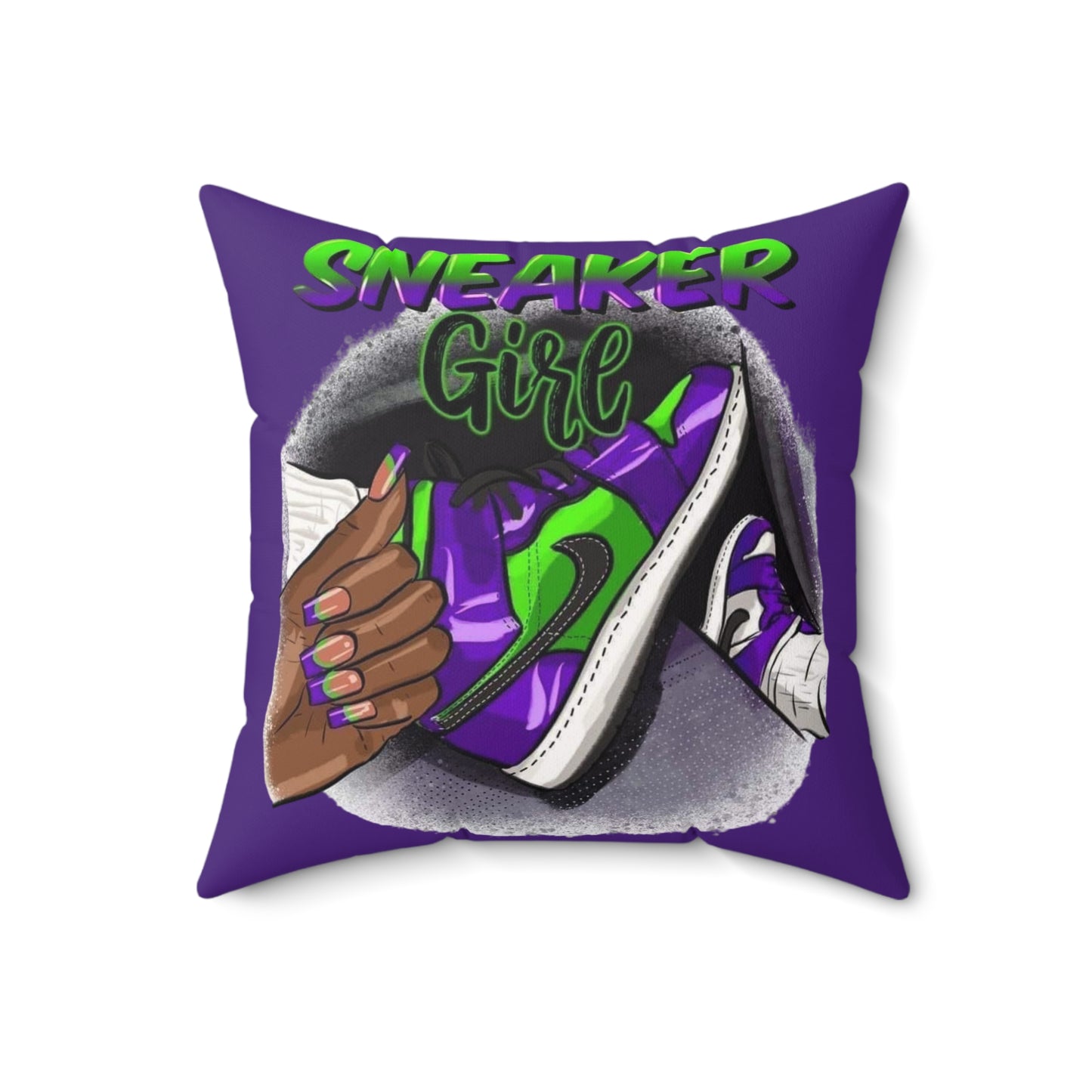 Spun Polyester Square Pillow