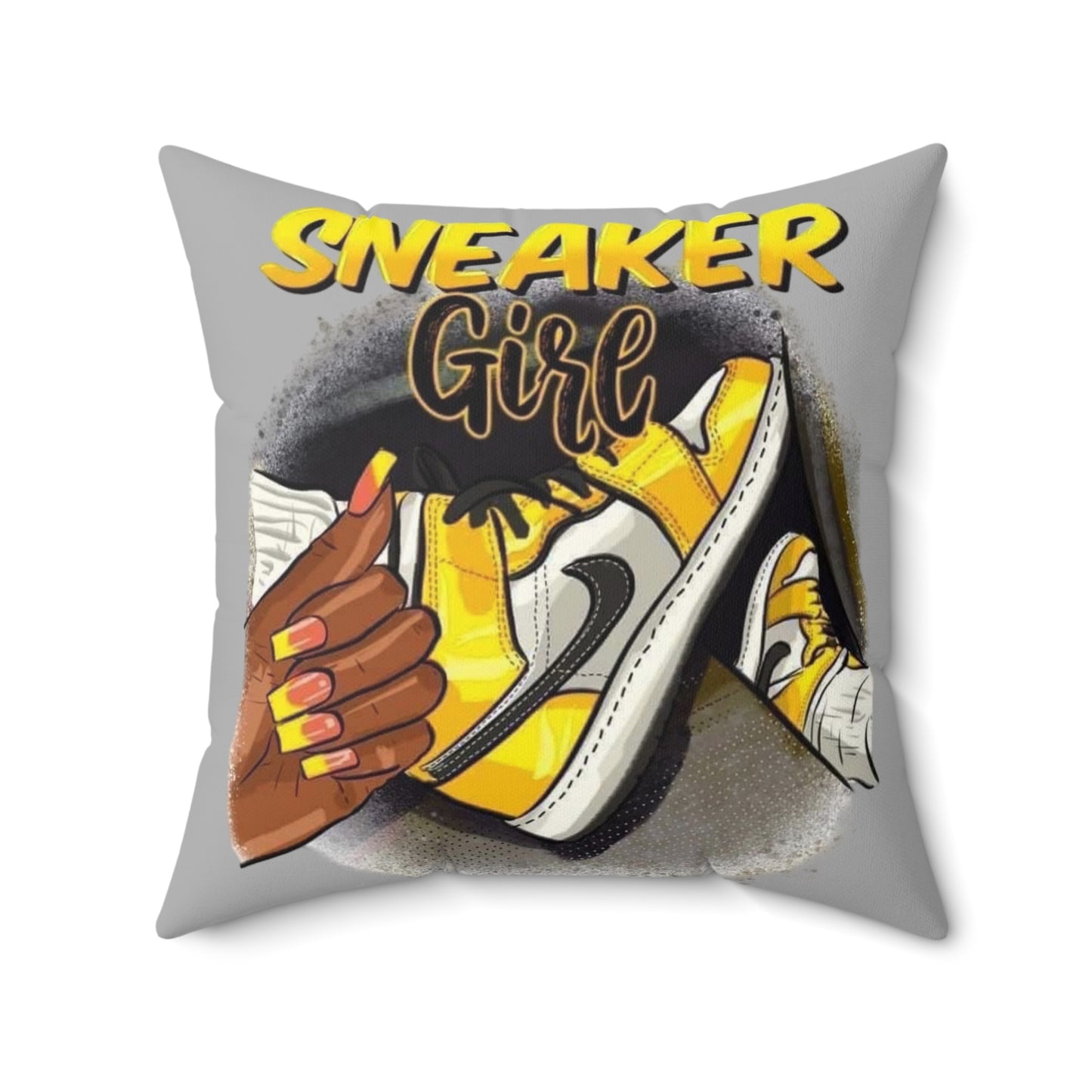Spun Polyester Square Pillow