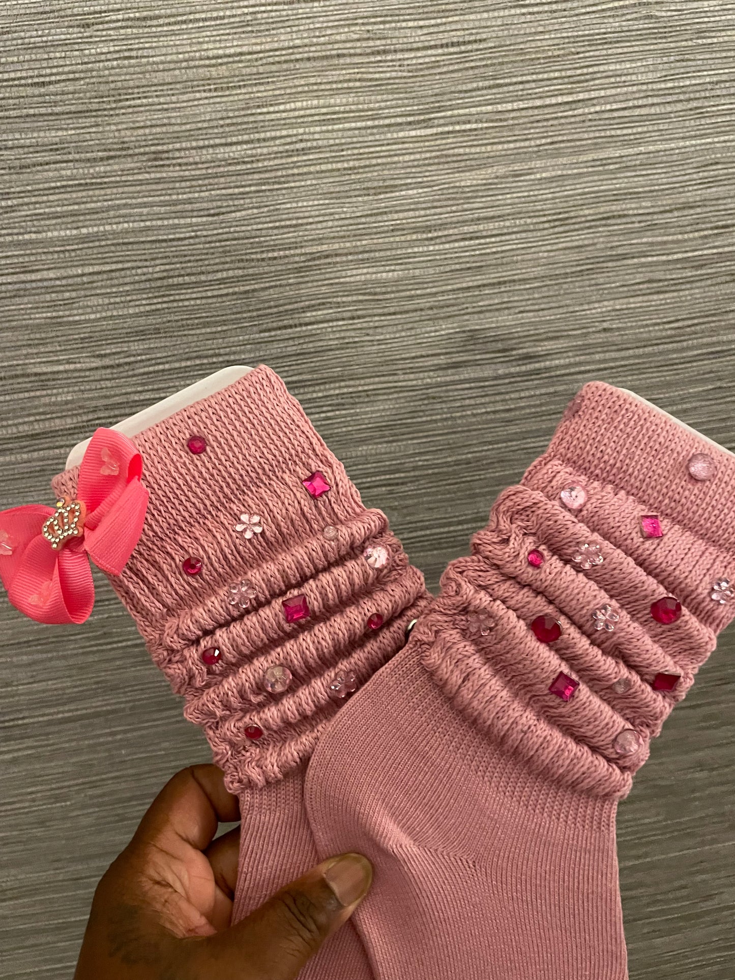 Bling Sock & Hair Bow
