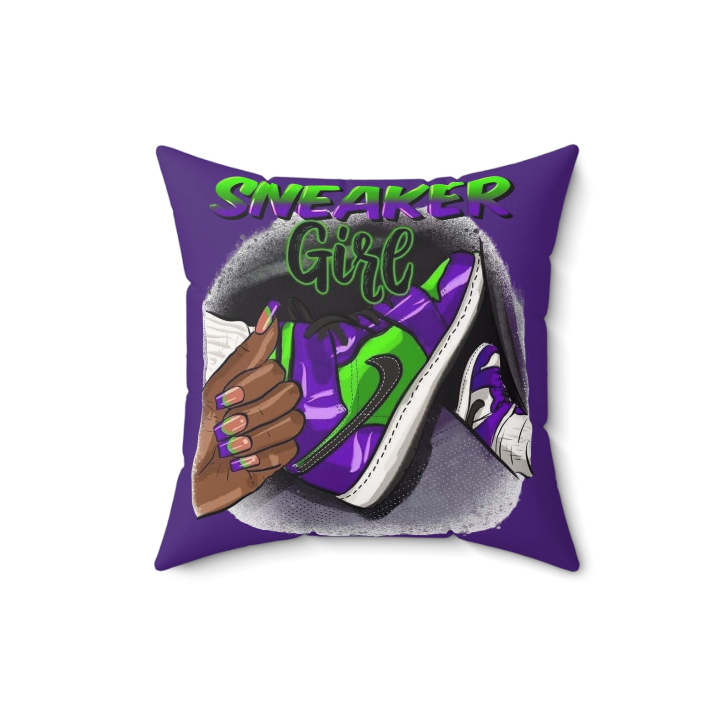 Spun Polyester Square Pillow