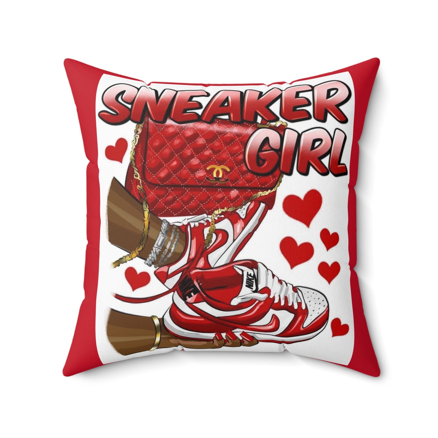 Spun Polyester Square Pillow