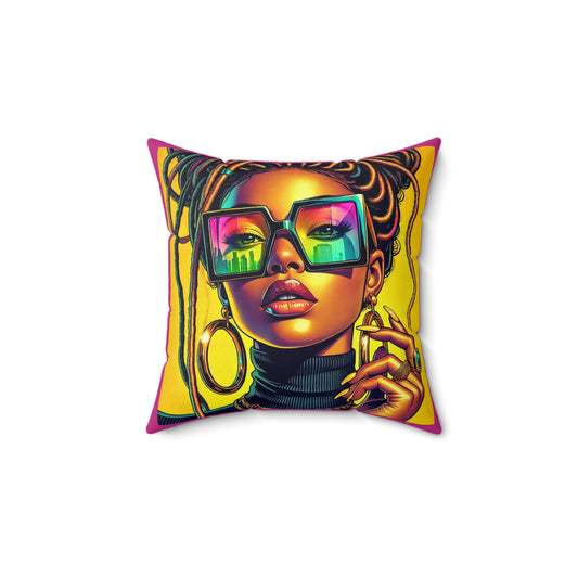 Spun Polyester Square Pillow