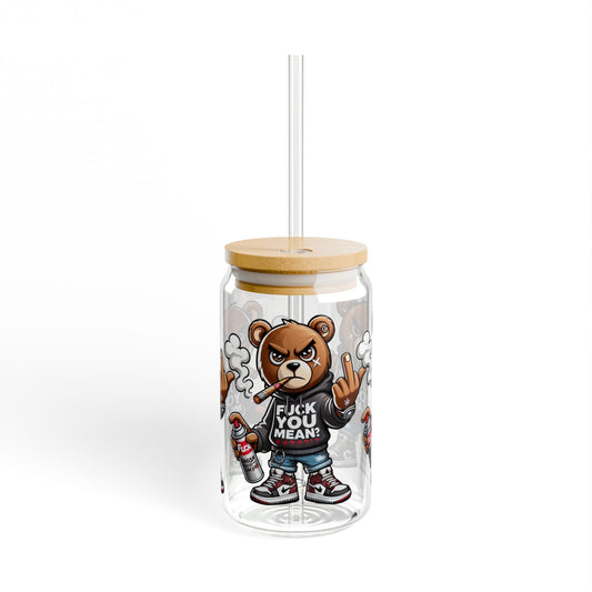 { F.U.M } Sipper Glass, 16oz