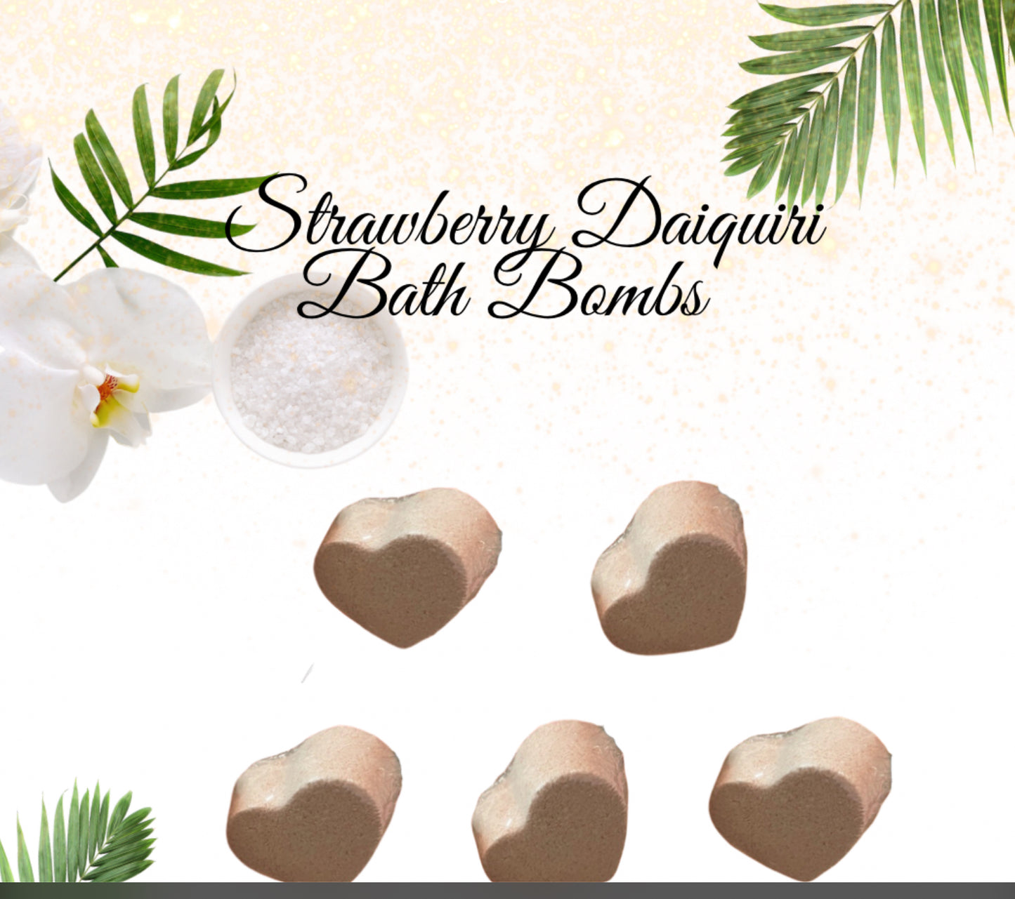 Bath Bomb Heart Shape