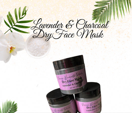 Lavender & Charcoal Dry Face Mask