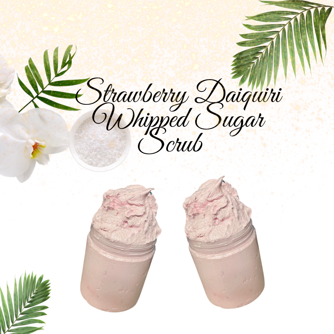 Strawberry Daiquiri Whipped Sugar Scrub