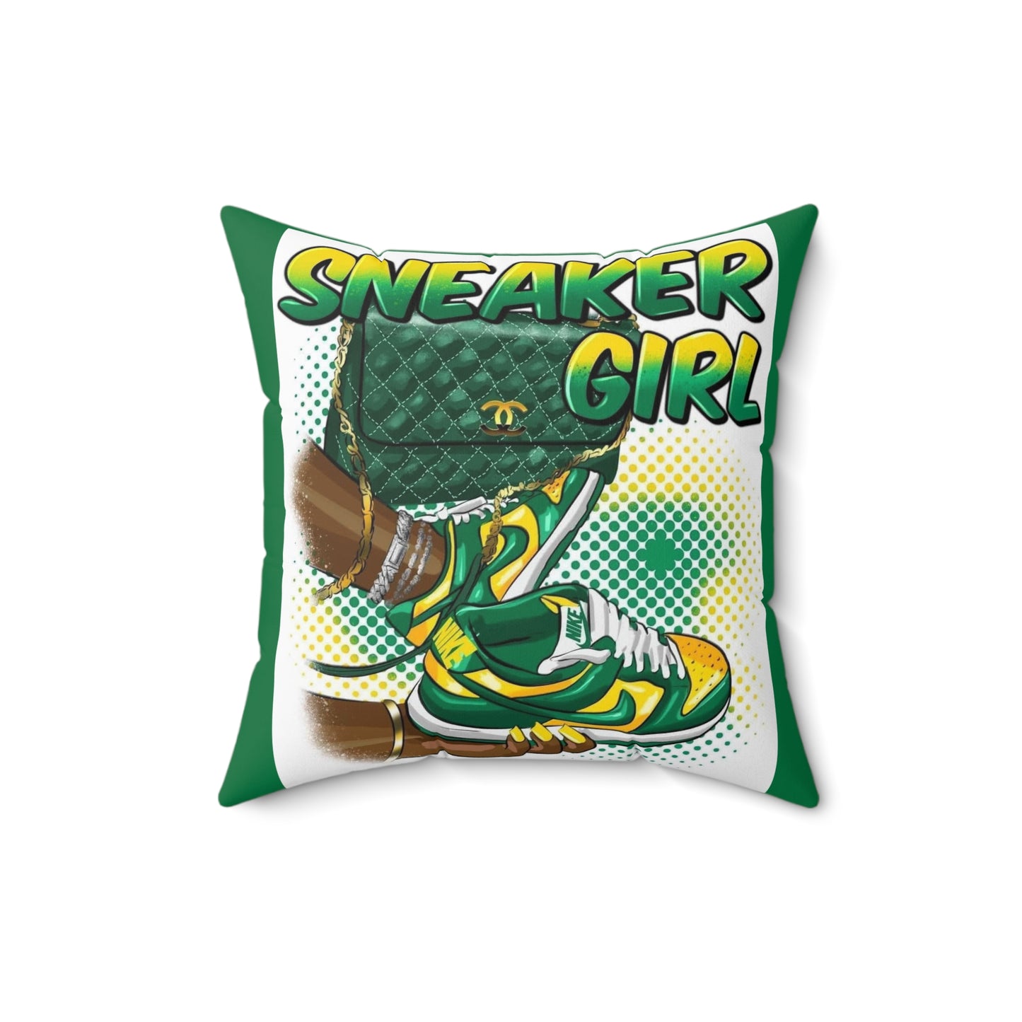Spun Polyester Square Pillow