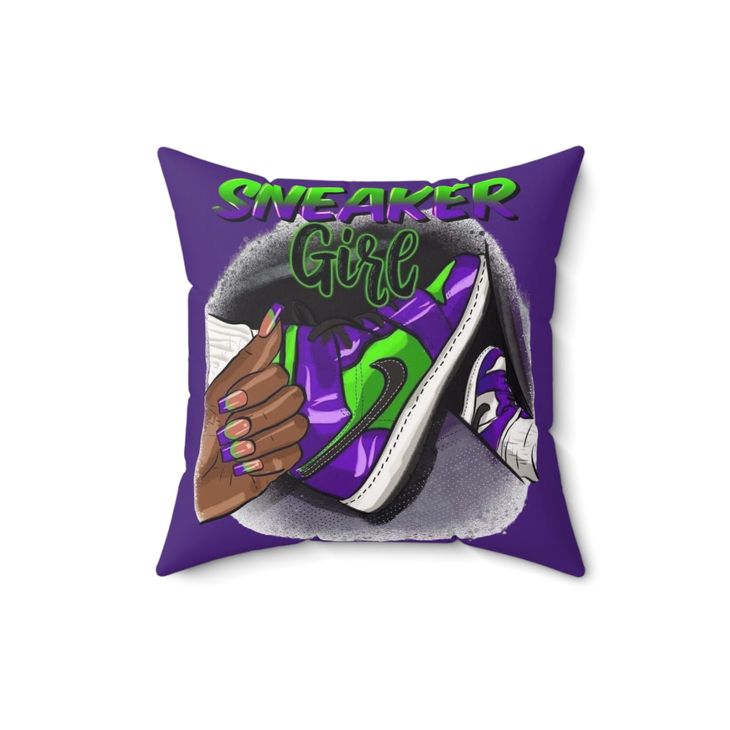 Spun Polyester Square Pillow
