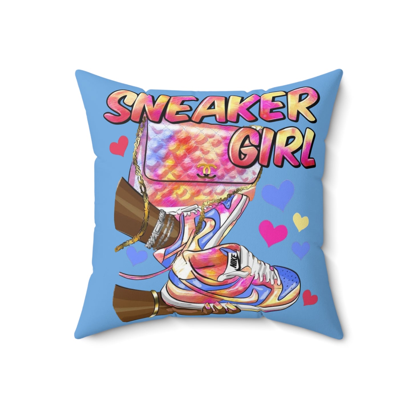 Spun Polyester Square Pillow