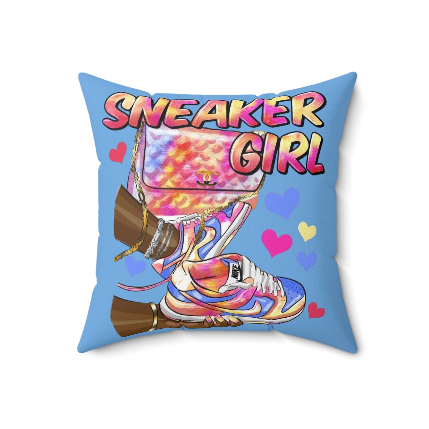 Spun Polyester Square Pillow