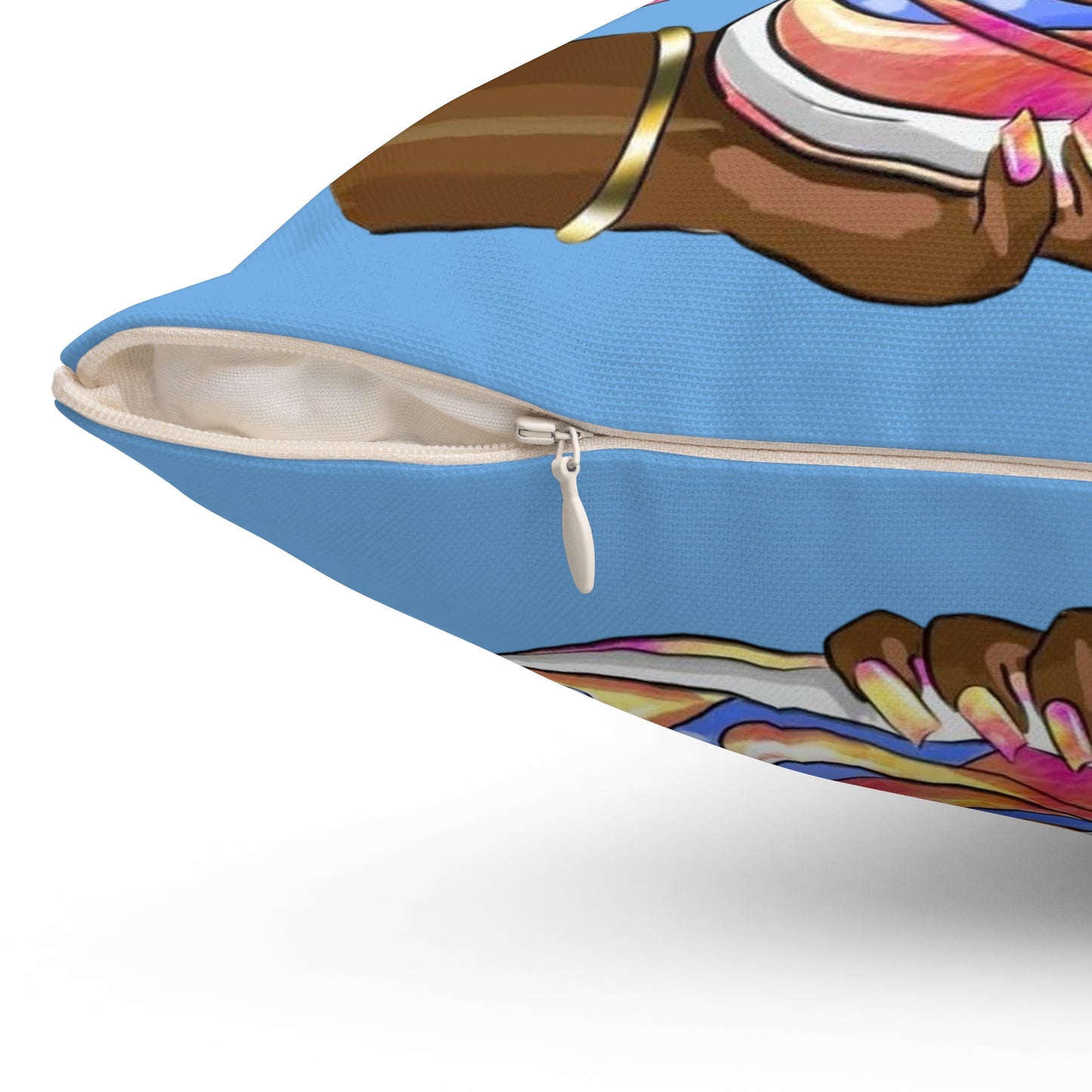 Spun Polyester Square Pillow