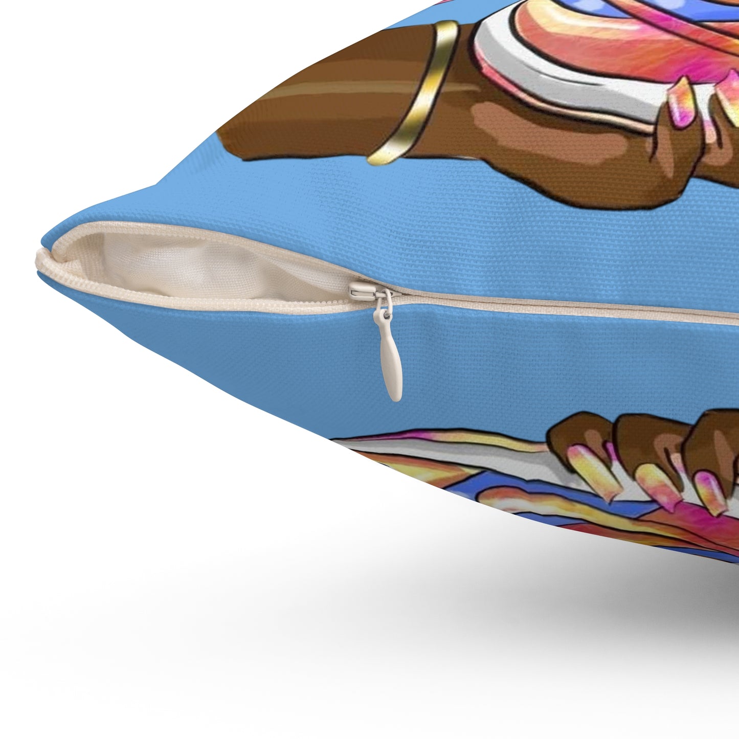 Spun Polyester Square Pillow