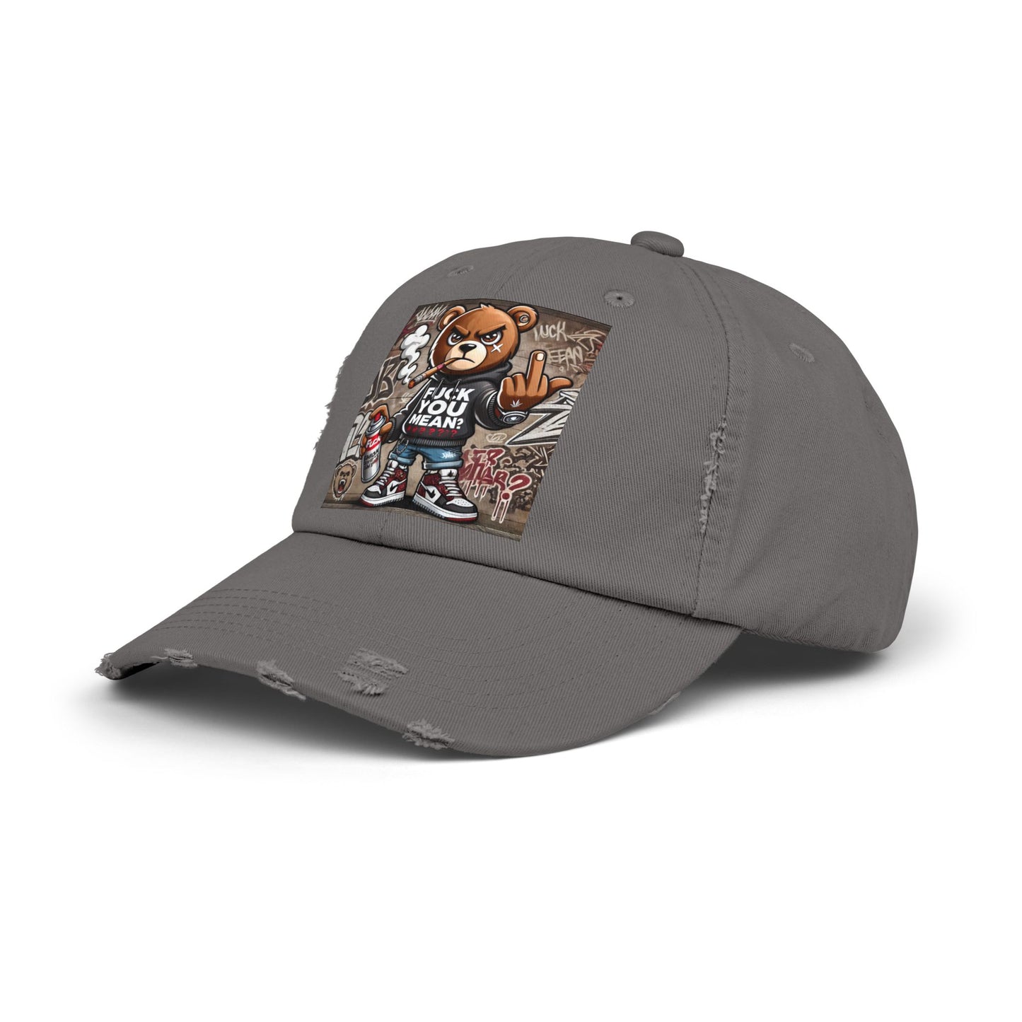 { F.U.M } Unisex Distressed Cap
