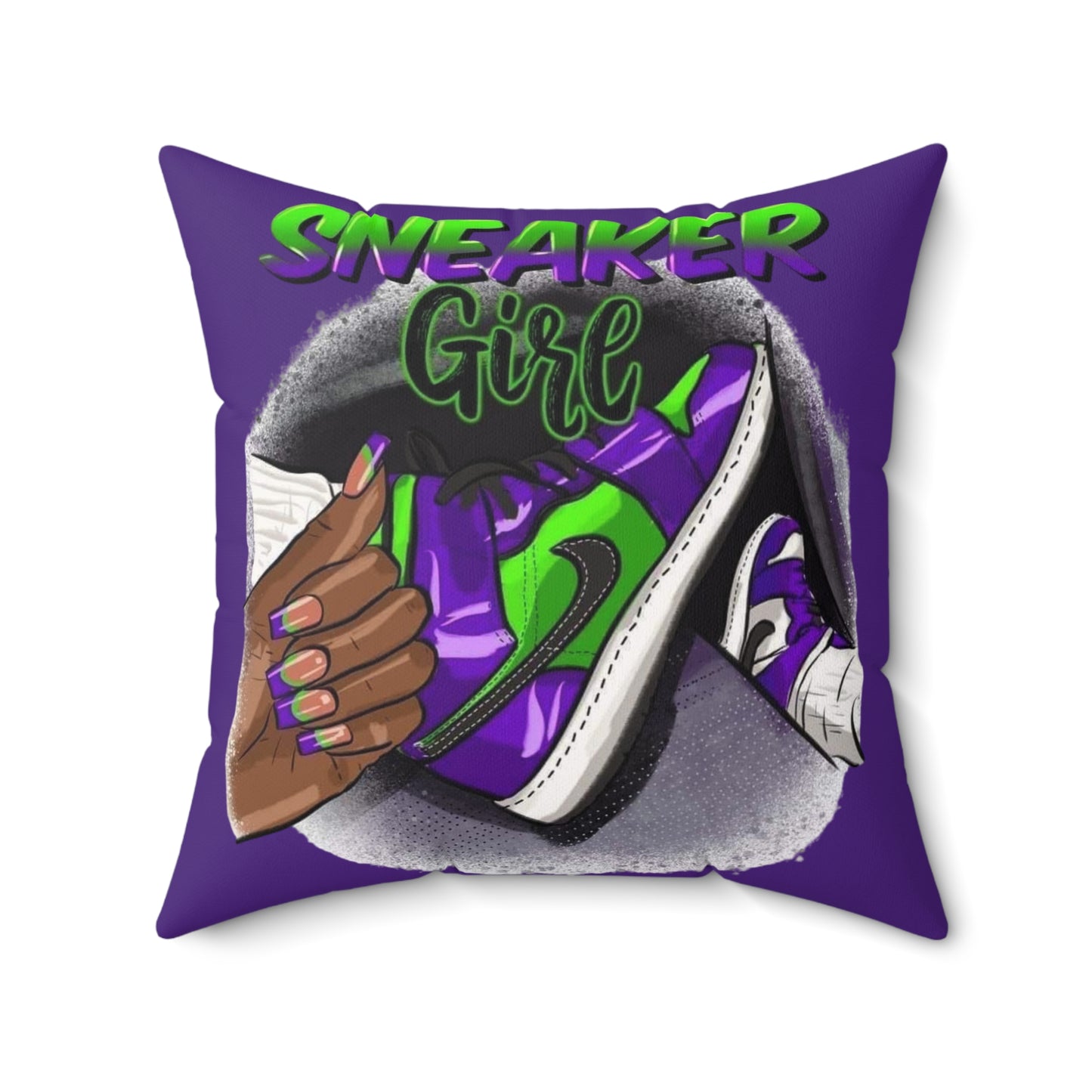 Spun Polyester Square Pillow