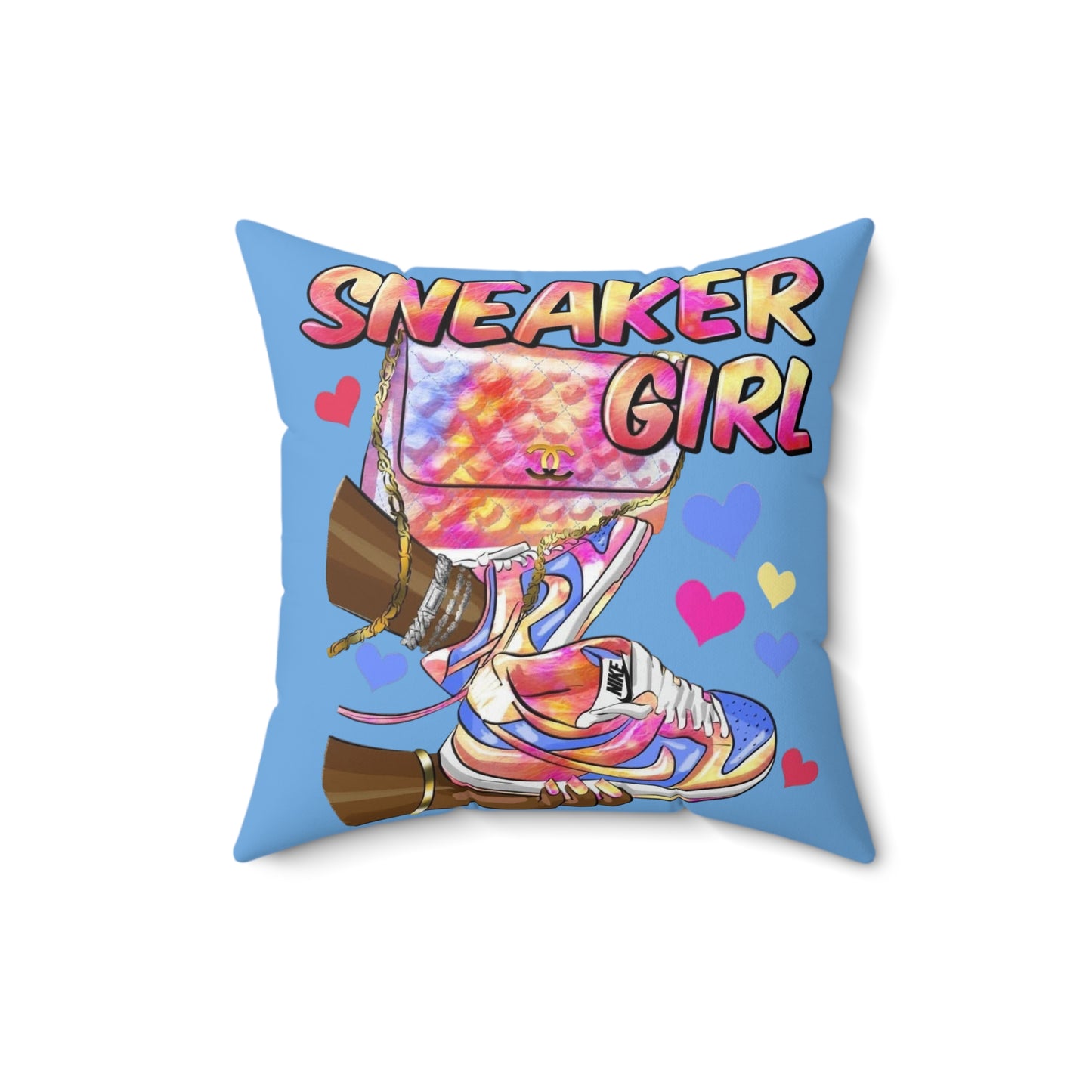 Spun Polyester Square Pillow