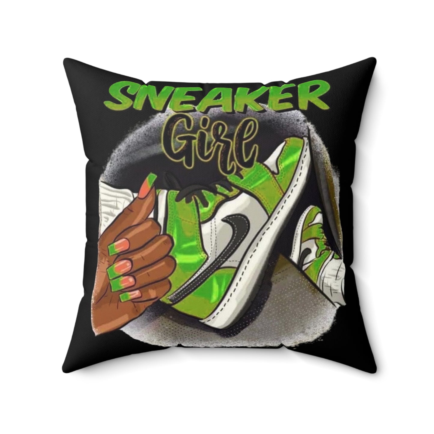 Spun Polyester Square Pillow
