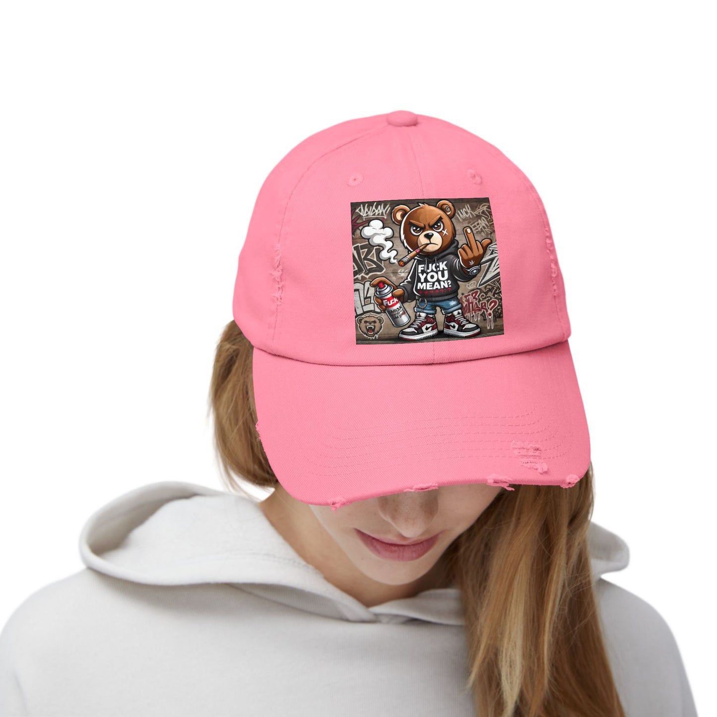 { F.U.M } Unisex Distressed Cap