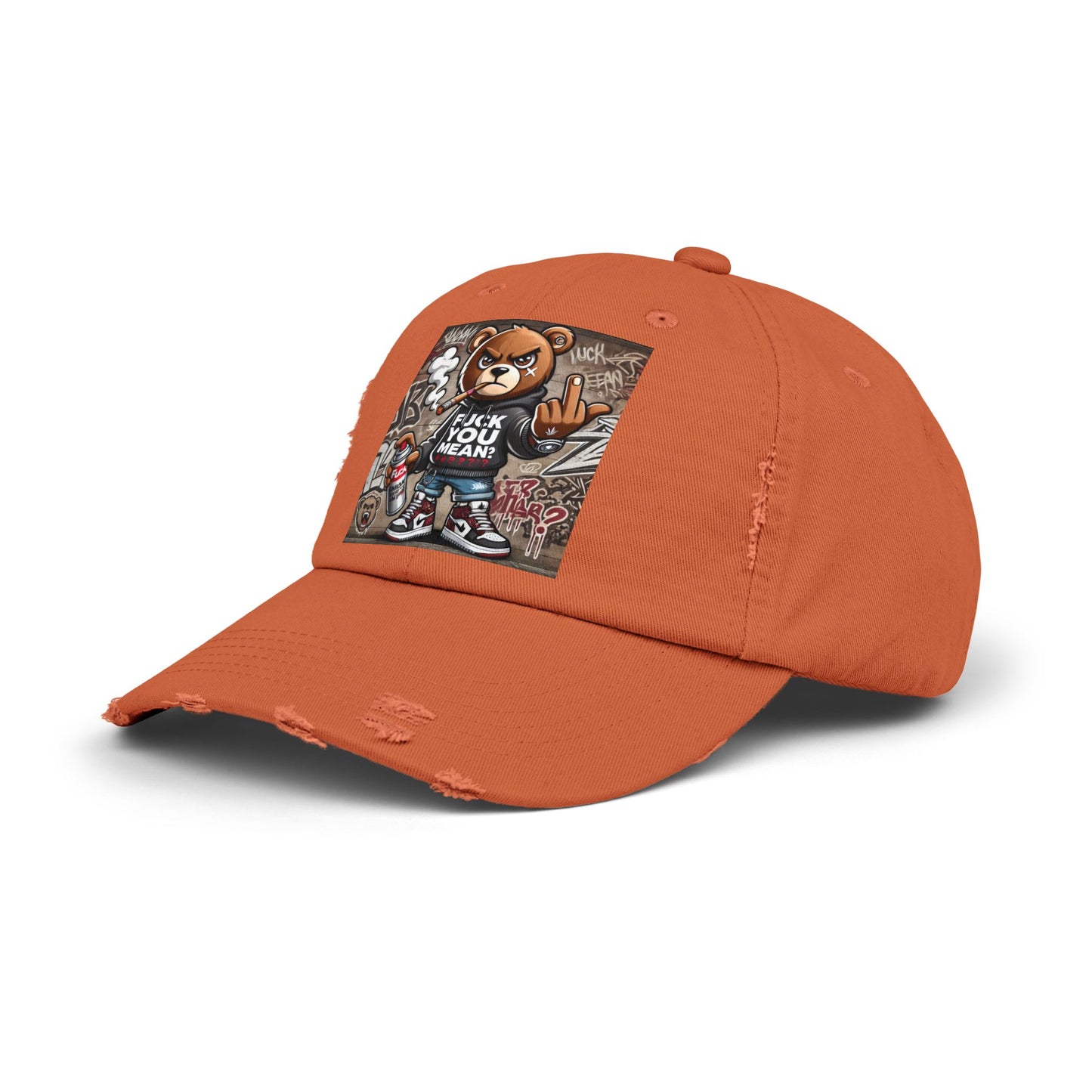 { F.U.M } Unisex Distressed Cap