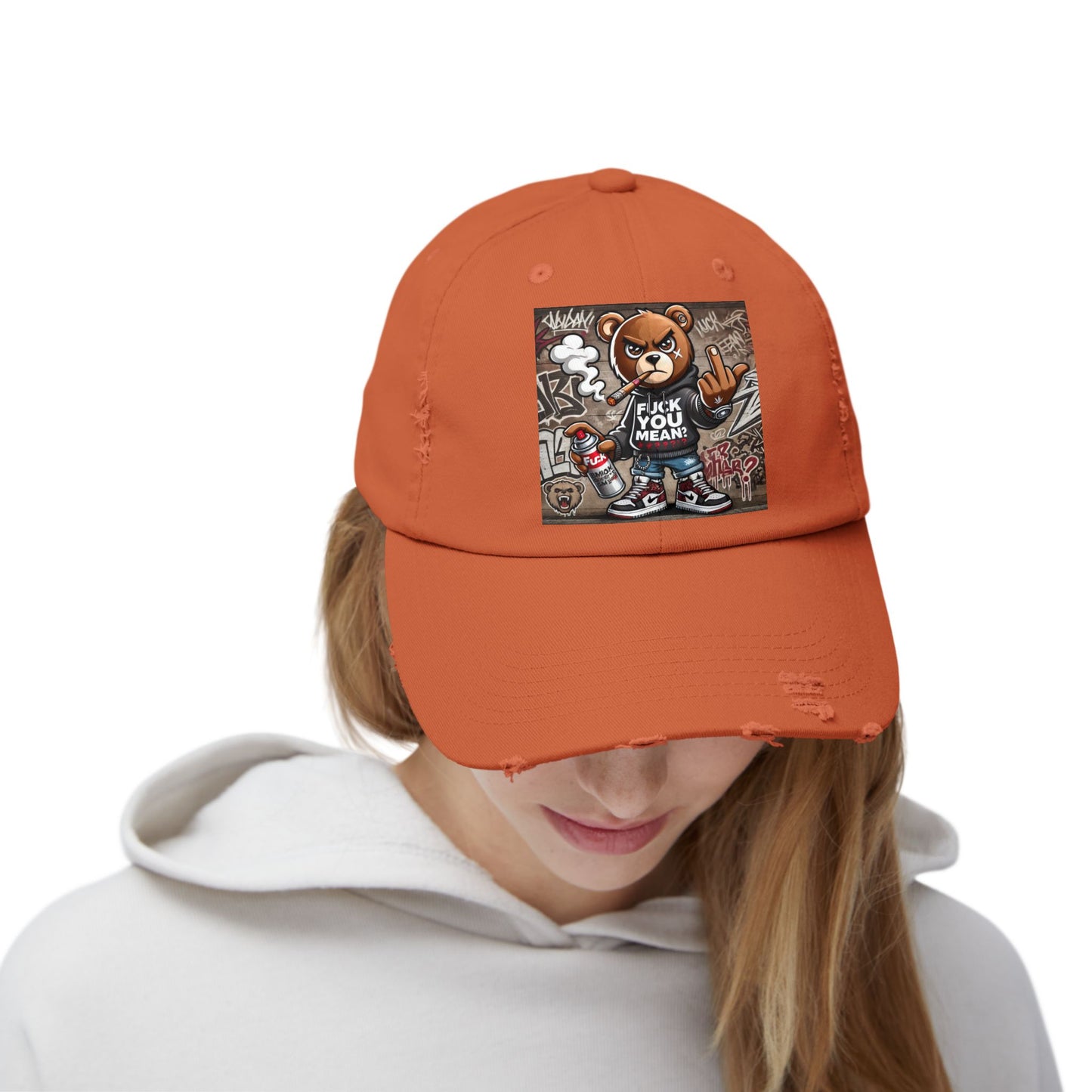 { F.U.M } Unisex Distressed Cap