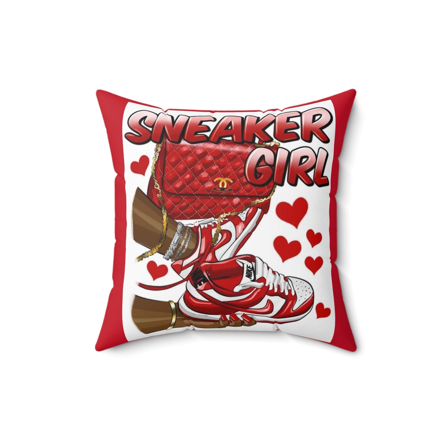 Spun Polyester Square Pillow