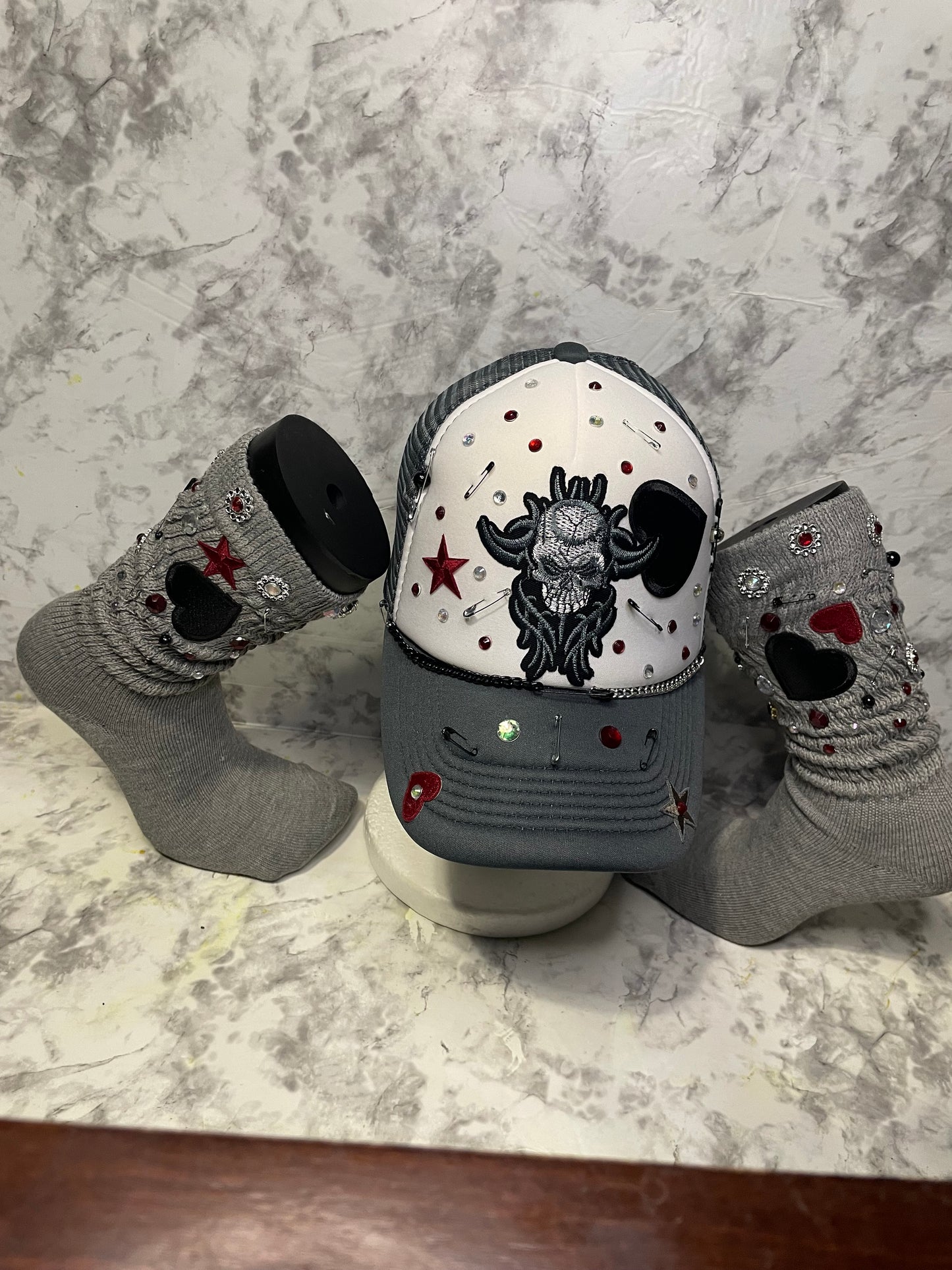 Bling Truckers Hat & Sock Set