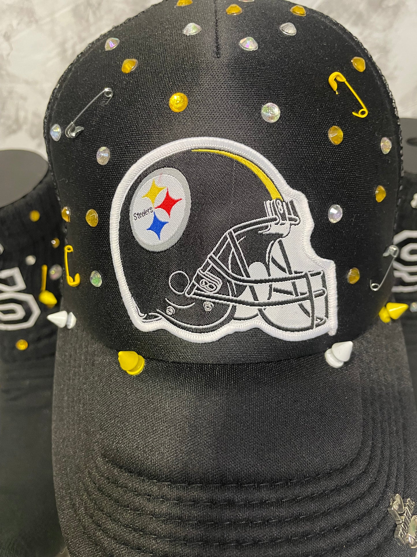 Steelers Bling Trucker Hat Set