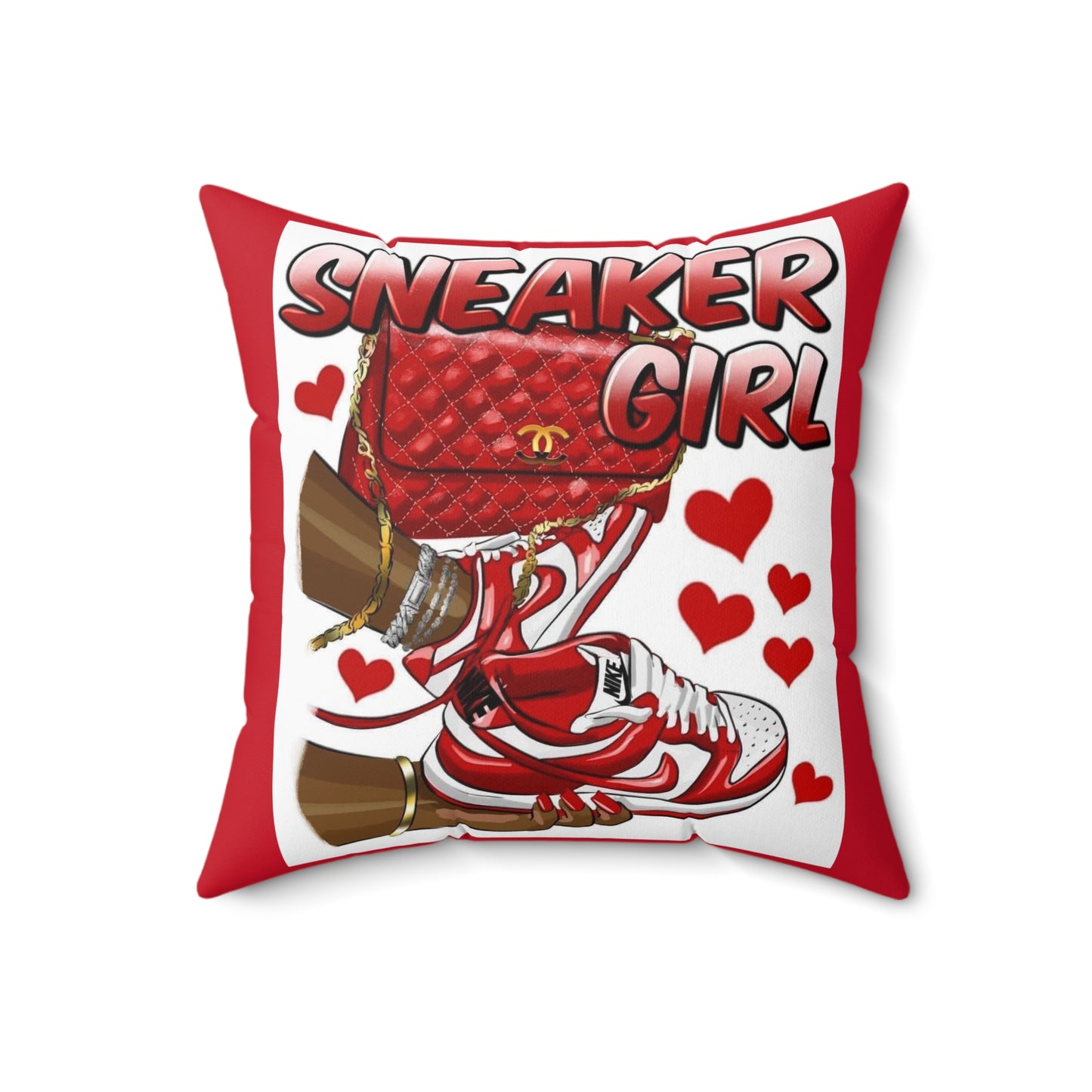 Spun Polyester Square Pillow