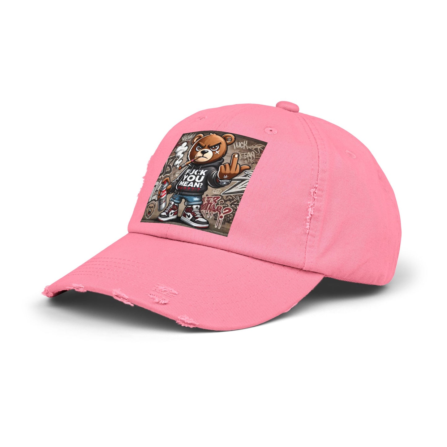 { F.U.M } Unisex Distressed Cap