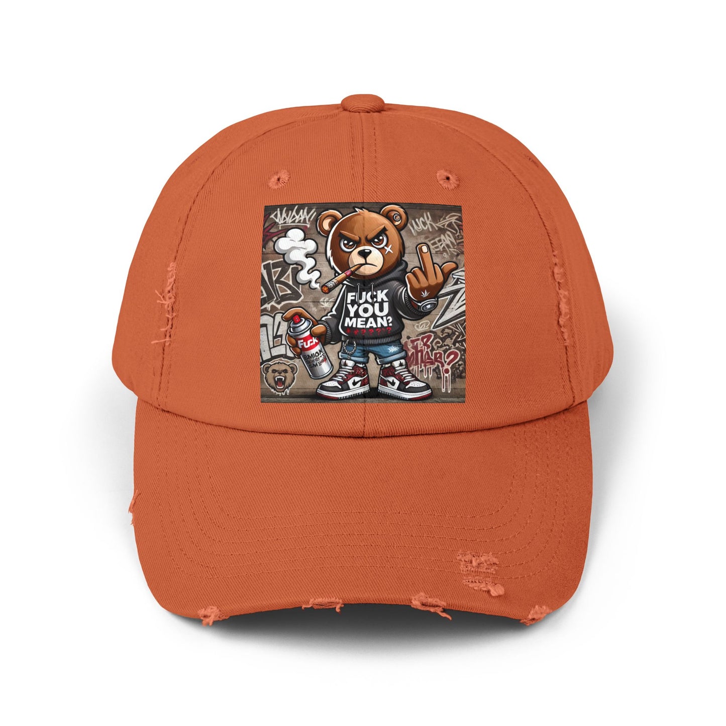 { F.U.M } Unisex Distressed Cap