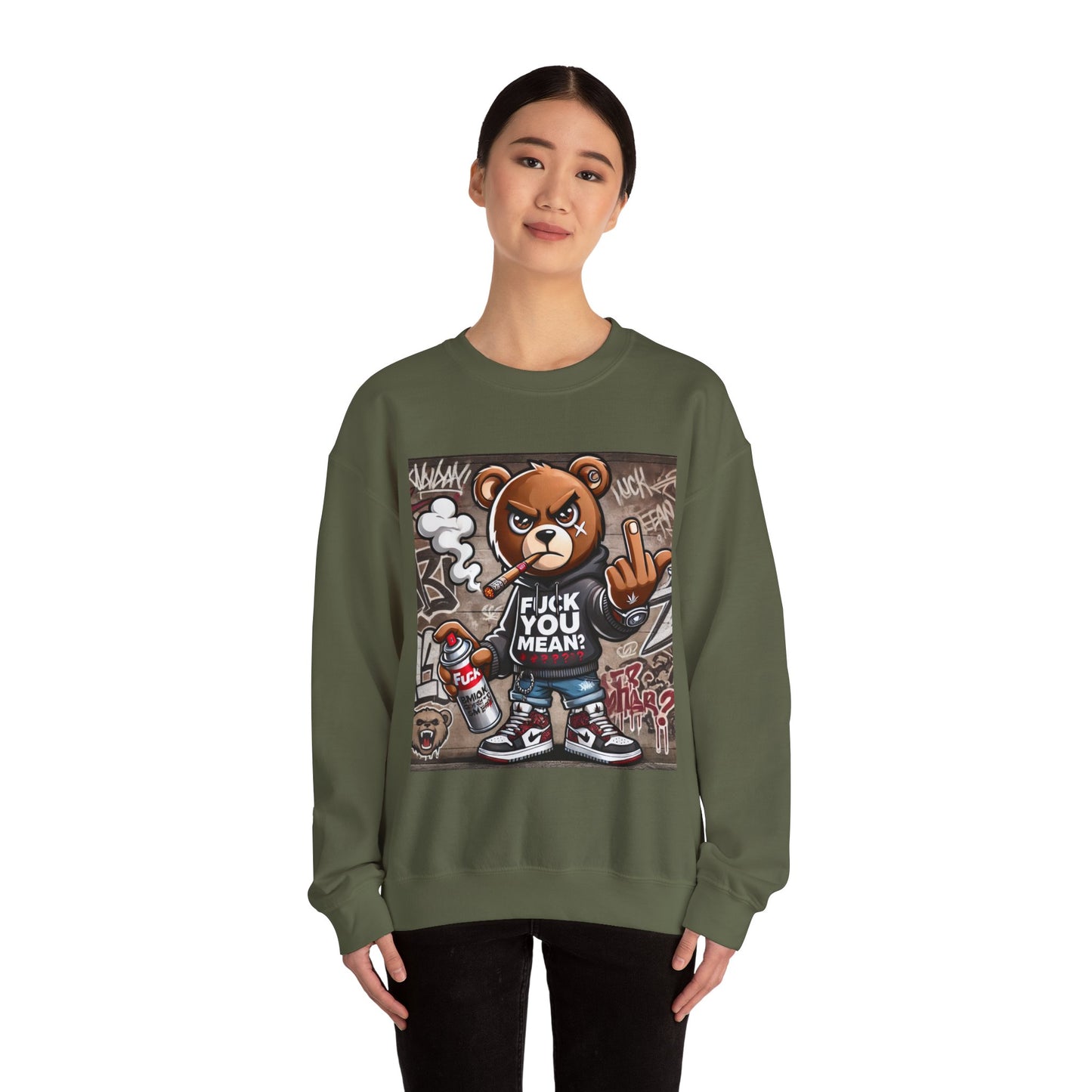 { F.U.M } Unisex Heavy Blend™ Crewneck Sweatshirt