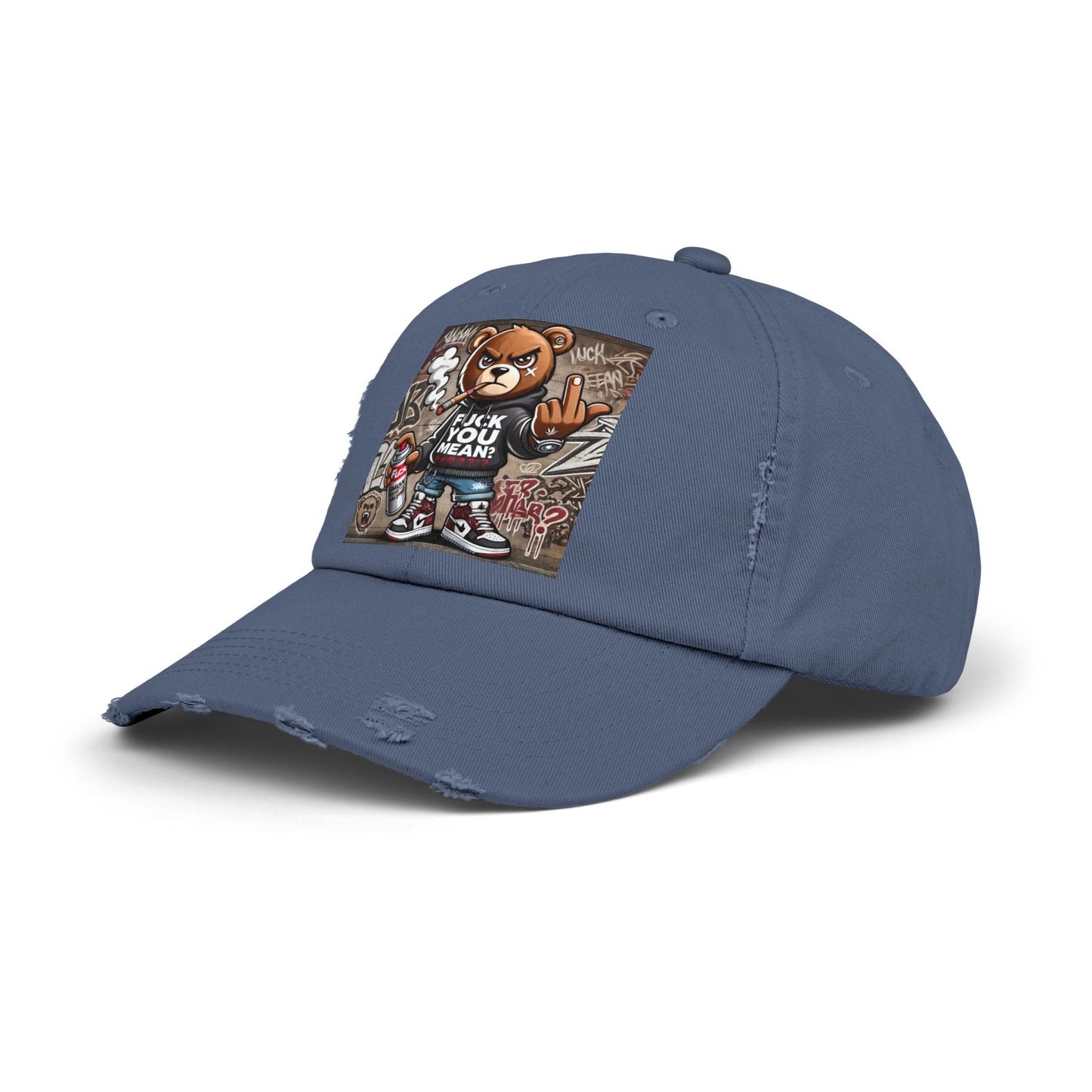 { F.U.M } Unisex Distressed Cap