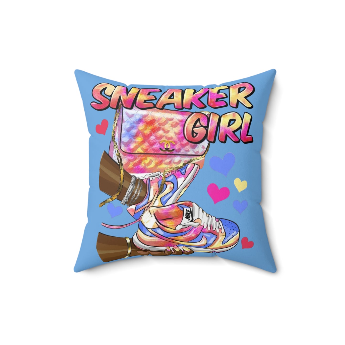 Spun Polyester Square Pillow
