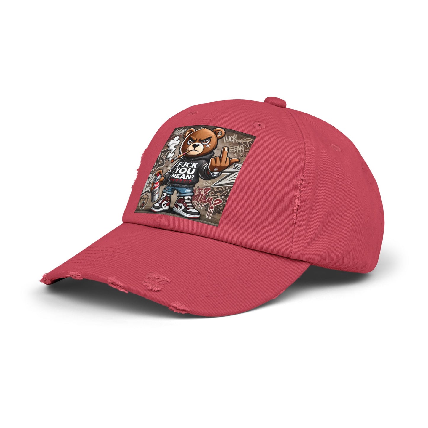 { F.U.M } Unisex Distressed Cap