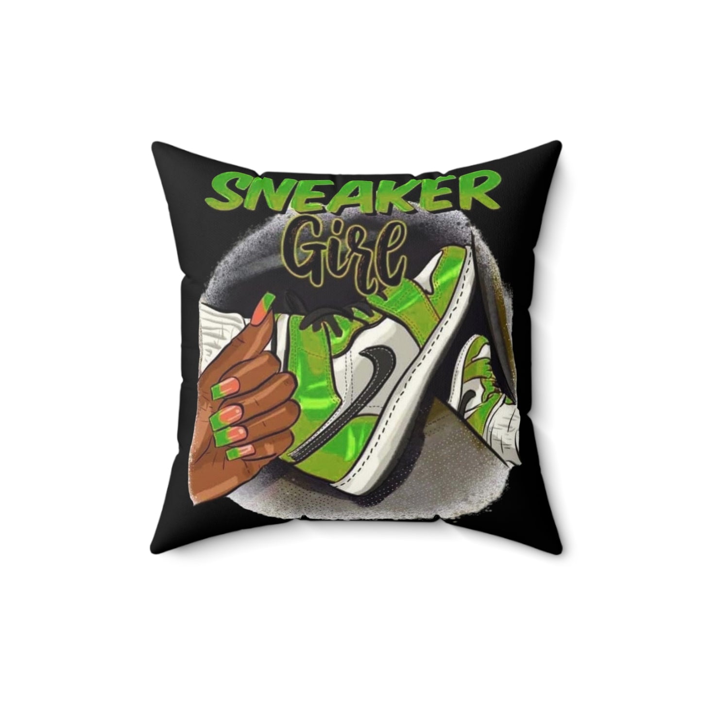 Spun Polyester Square Pillow