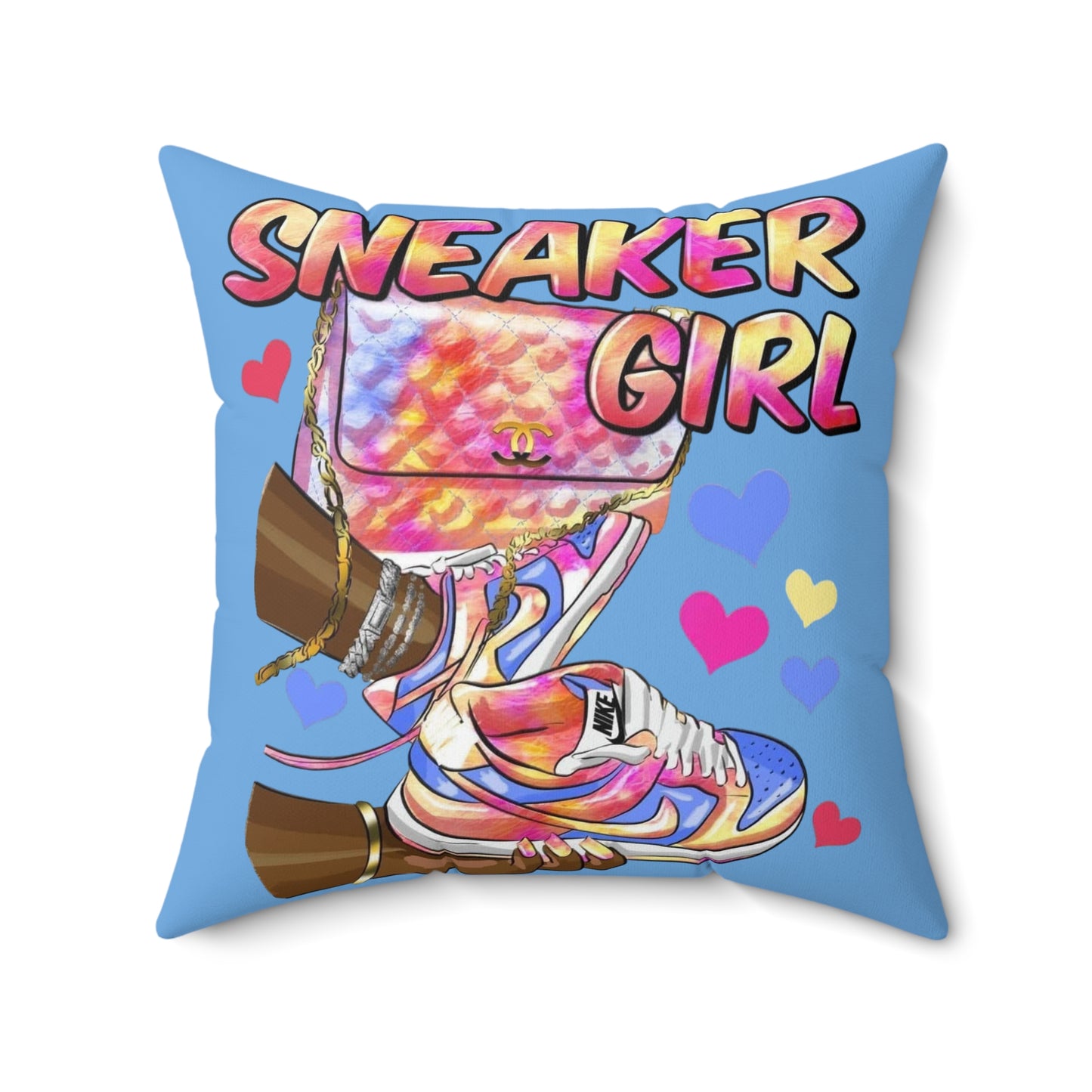 Spun Polyester Square Pillow
