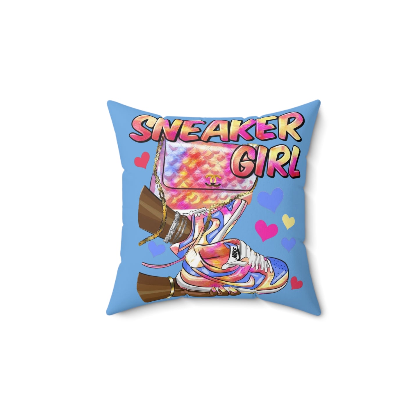 Spun Polyester Square Pillow